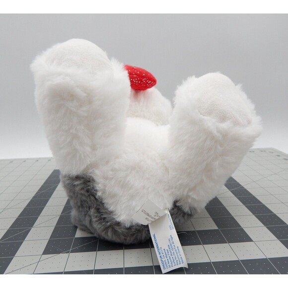 Hug Fun Gray Schnauzer Dog Puppy Plush Stuffed Animal XOXO Heart Valentine - Picture 8 of 11